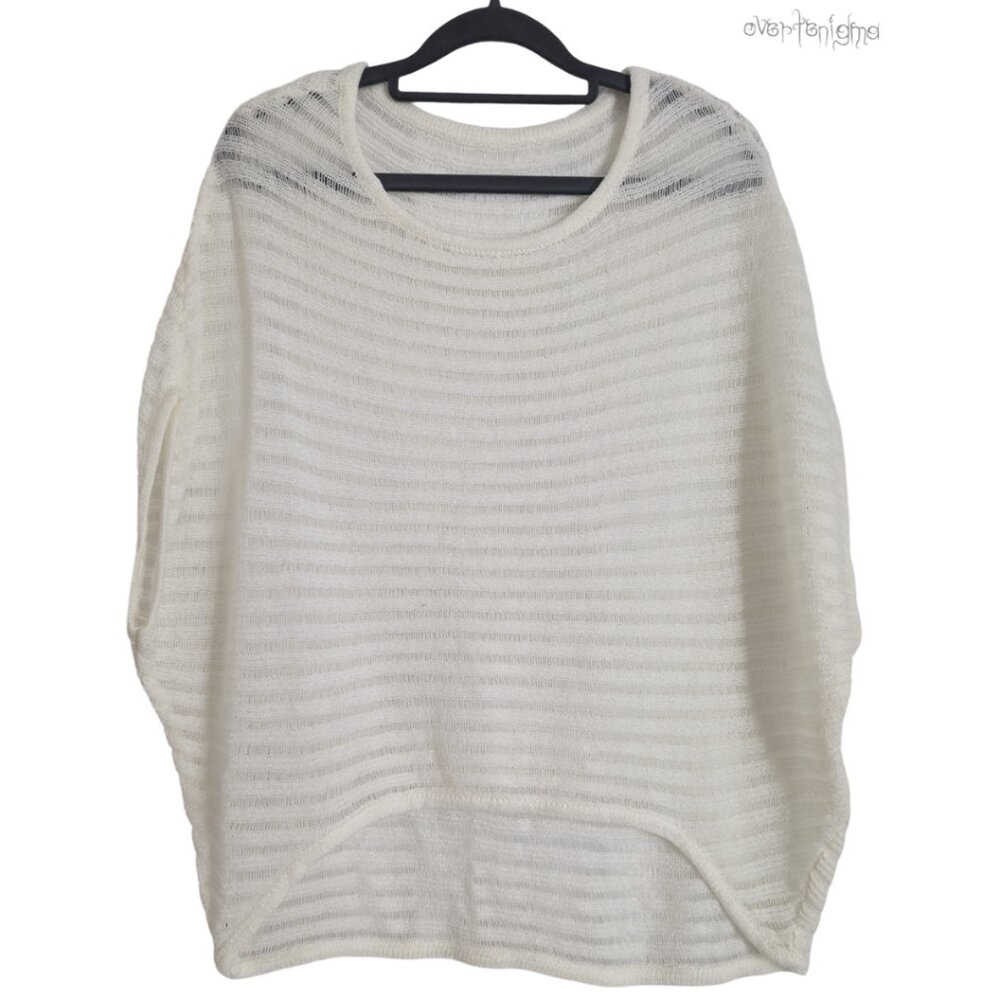 Knit lightweight hi-lo cover up